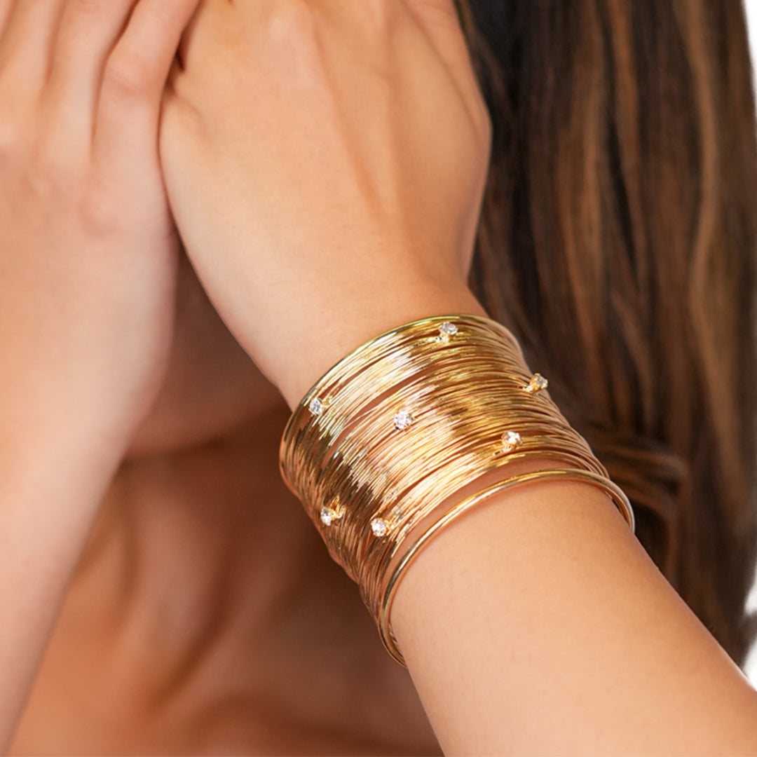 Chloe's Twinkle Cuff Bracelet