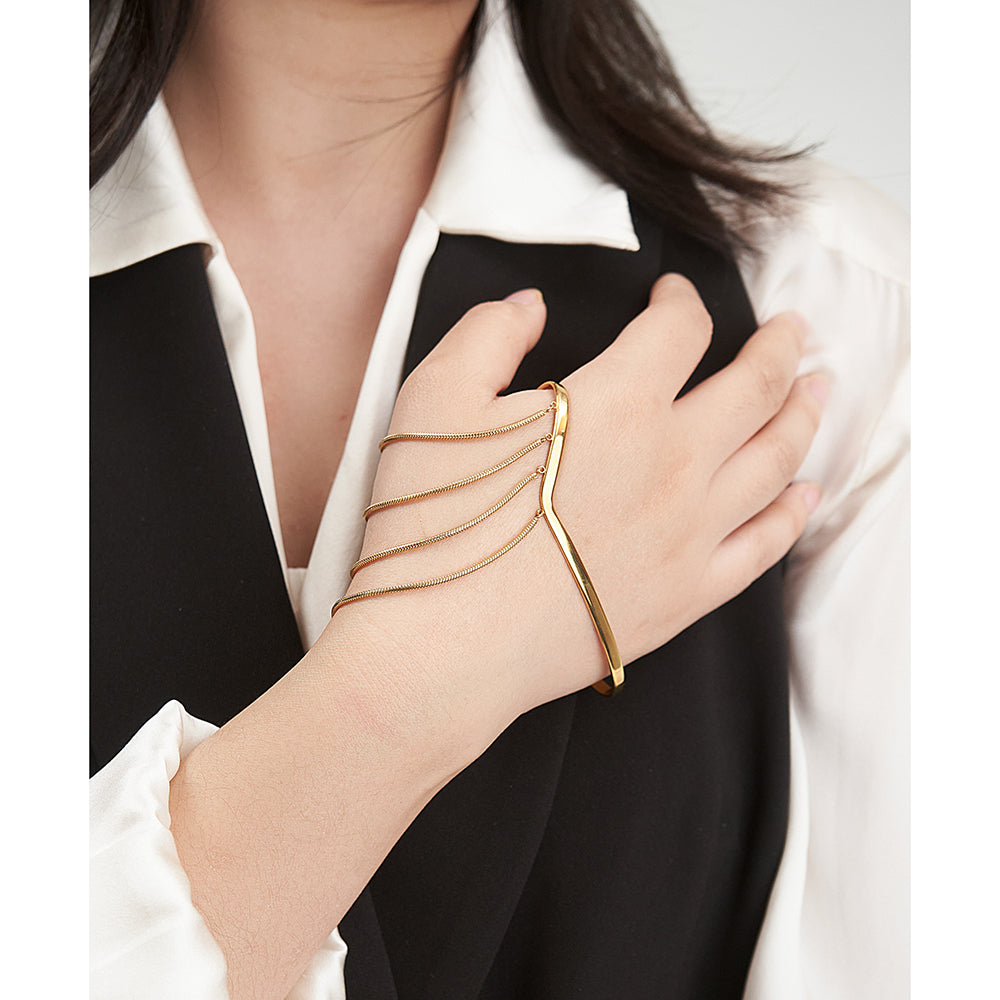 Eva Golden Hand Ornament