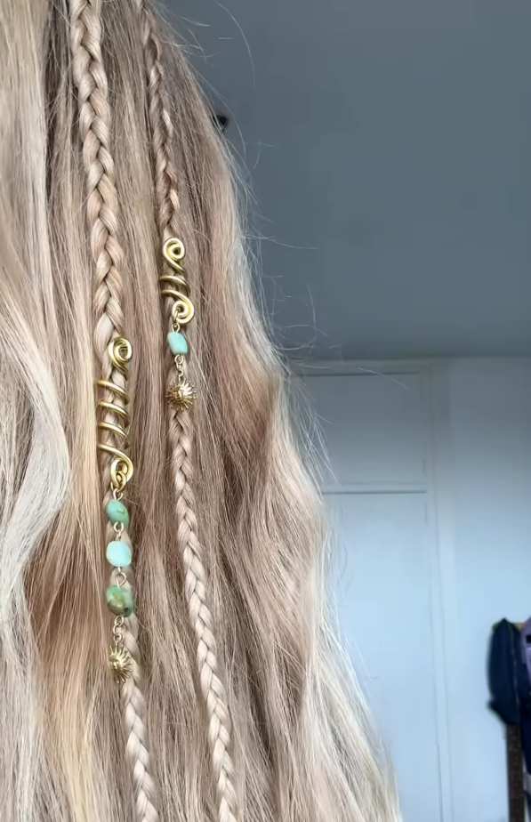Aqua Sun Hair Accessory (Pair of 2)