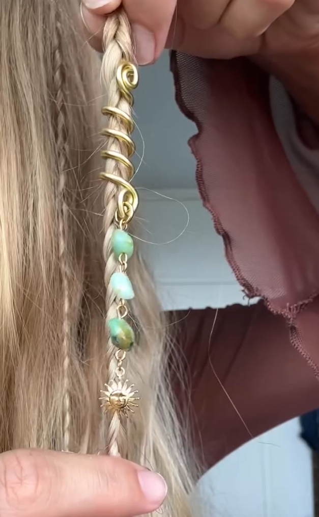 Aqua Sun Hair Accessory (Pair of 2)