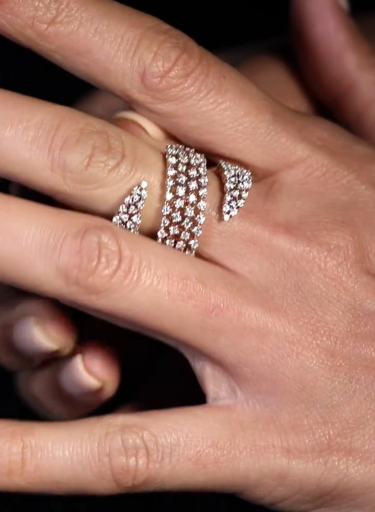 Astraea Triple Pave Ring  (Size 7)