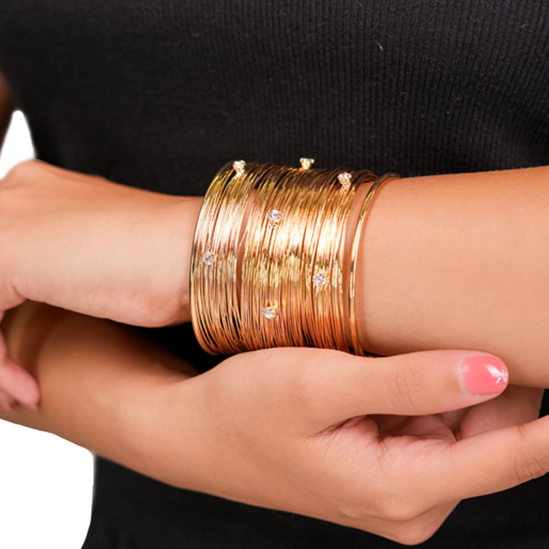 Chloe's Twinkle Cuff Bracelet