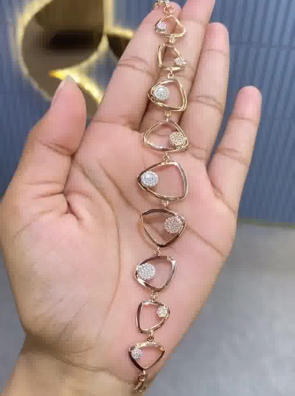 Geometric Elegance Bracelet for Women